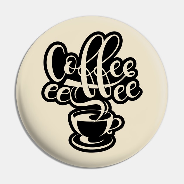 Coffeeeeeee Pin by artlahdesigns