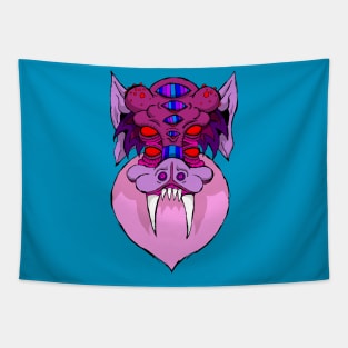 Gargoyle Head Tapestry