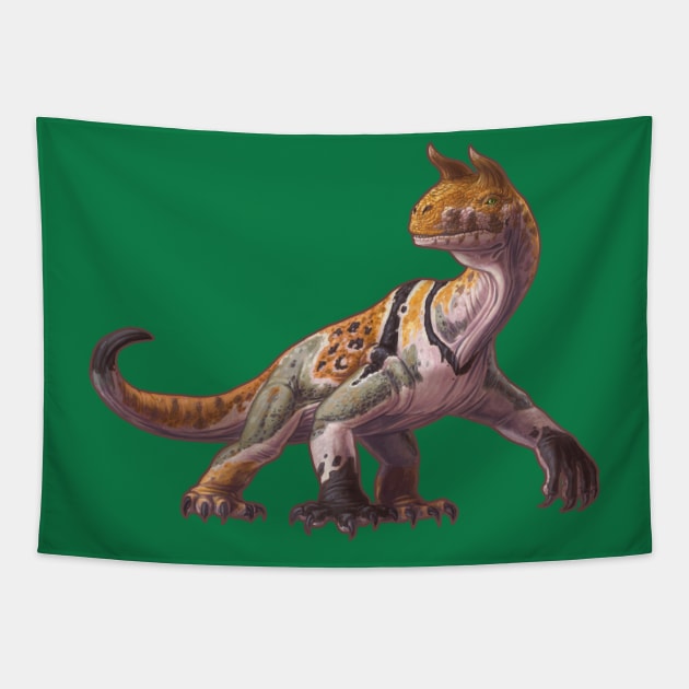 Shringasaurus indicus Tapestry by CoffeeBlack