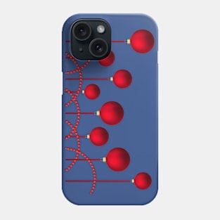 Christmas Red Balls Decorations Phone Case