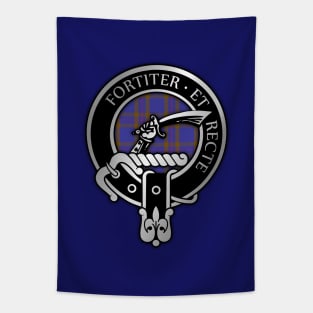 Clan Eliott Crest & Tartan Tapestry