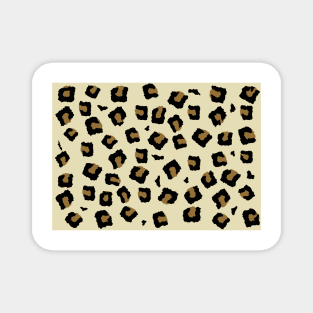 Leopard Seamless Pattern Magnet
