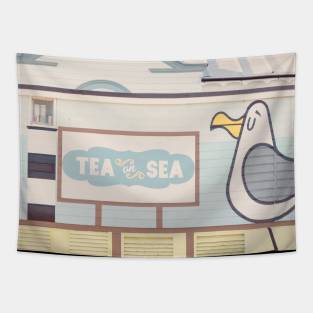 Tea on Sea Tapestry