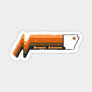 Newport Retro Wave Magnet