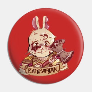 Barbarian - TTRPG Buns Series Pin