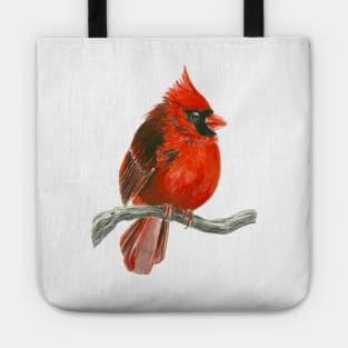 Cardinal bird Tote