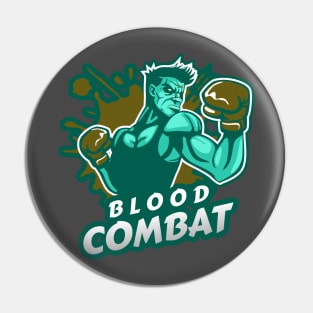 BLOOD COMBAT GAMER Pin