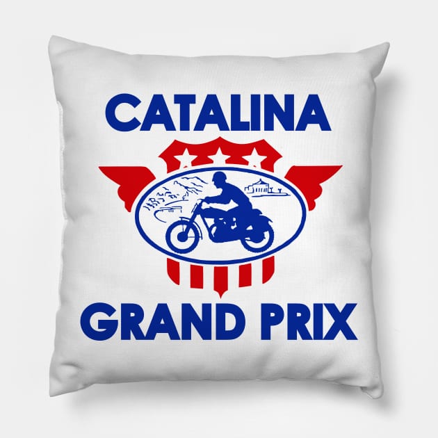 CATALINA GRAND PRIX Pillow by upcs