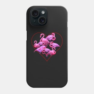 My Flamingo Heart Phone Case