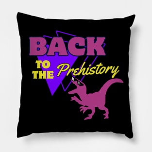 Retro Vintage Dinosaur Back To The Prehistory Pillow