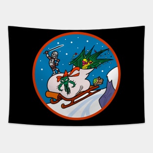 Saving Christmas Tapestry