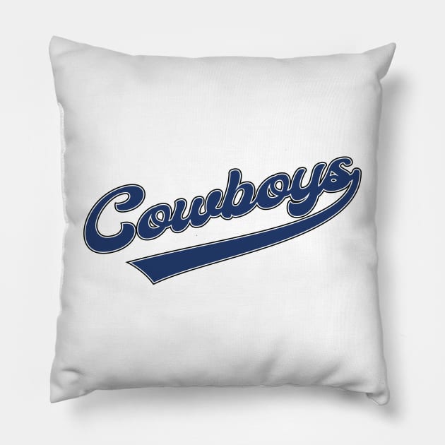 Cowboys Pillow by Cemploex_Art