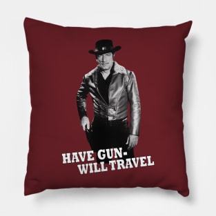 Have Gun - Will Travel - Richard Boone - 50s/60s Tv Western Pillow