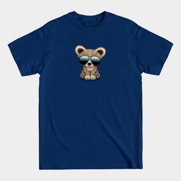 Discover Cute Baby Bear Wearing Sunglasses - Baby Bear - T-Shirt