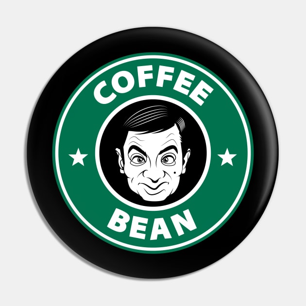 Mr Bean Coffee Pin by sqwear