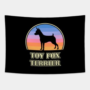 Toy Fox Terrier Vintage Sunset Dog Tapestry