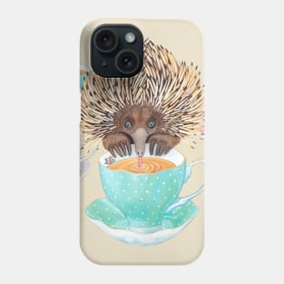 Echidna Tea time Phone Case