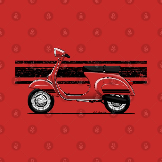 The classic italian scooter by jaagdesign