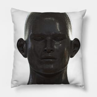 Carbon Fiber 3D Human Head Pillow