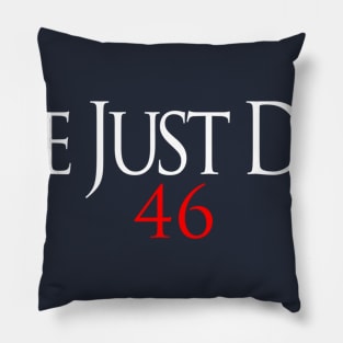 We Just Did 46 Biden 2020 Pillow