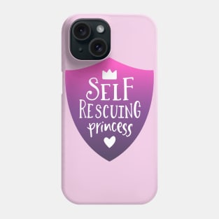 Self Rescuing Princess Purple Phone Case