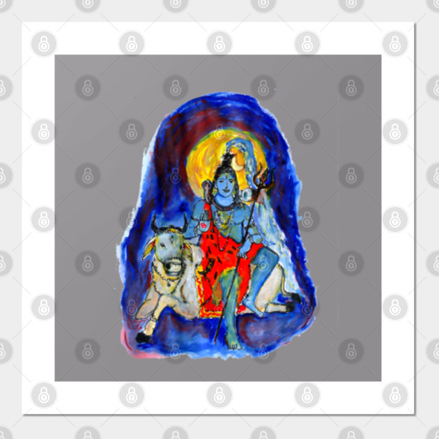 Lord Shiva Watercolor Painting Lord Shiva Posters And Art