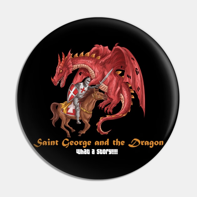 Saint George And The Dragon Pin by StoreOfLove