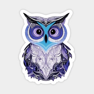 Abstract Owl Magnet