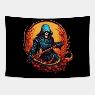 Harbinger of Shadows: Reaper's Embrace Tapestry