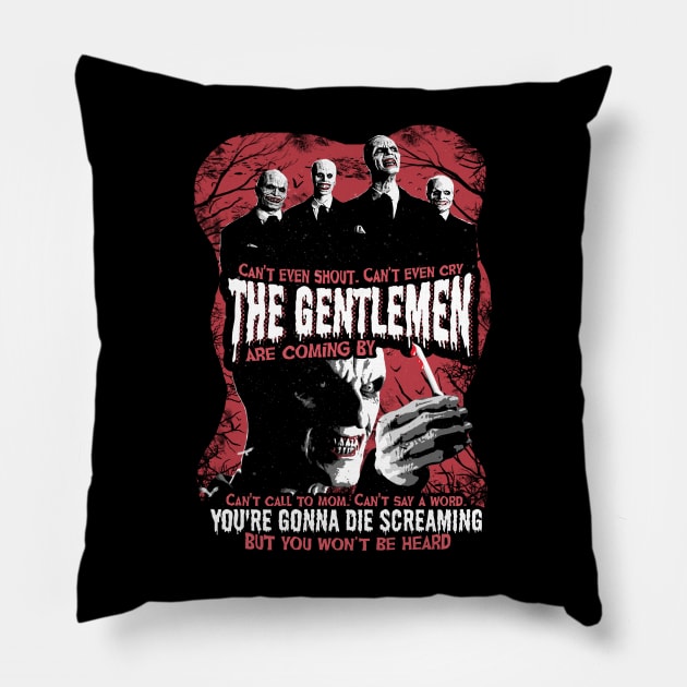 The Gentlemen from Buffy the vampire slayer Pillow by Afire