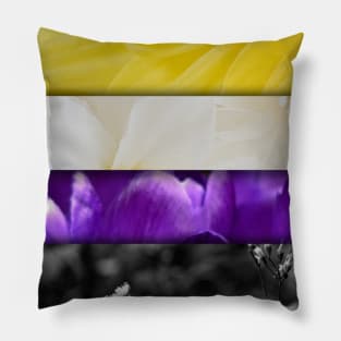 Non binary nature Pillow