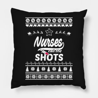 Merry Christmas Nurse Pillow