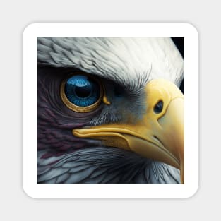 USA, Bald Eagle, America, American Flag, Magnet