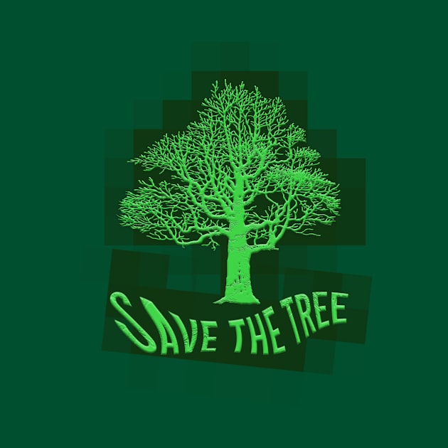 mozaic save the tree by Aspita