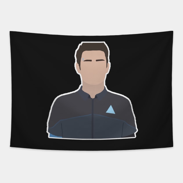 Detroit Become Human AP700 Android Digital Art Tapestry by senaeksi