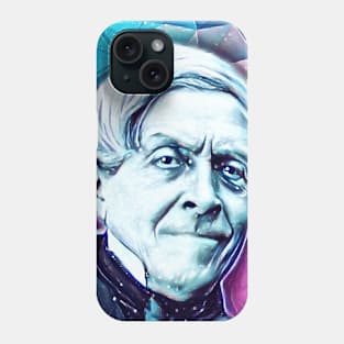 Jules Michelet Snowy Portrait | Jules Michelet Artwork 13 Phone Case