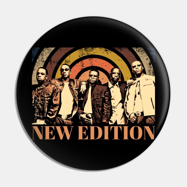 retro New Edition Pin by podni cheear