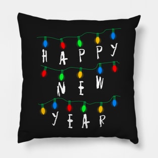 Stranger Happy New Year Pillow