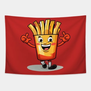 kawaii french fries T-Shirt cute potatofood Tapestry