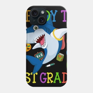 Dabbing 1st Grade Shark Back To School Gift Phone Case