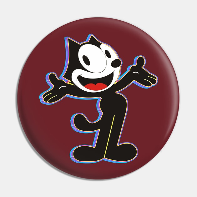 Felix The Cat - Retro Pin by ManulaCo