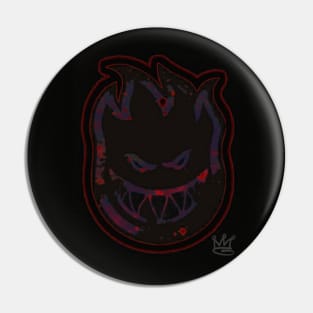 "Sinister FlameFace" Pin