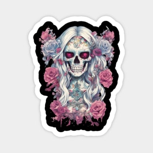 Skull Zombie Magnet