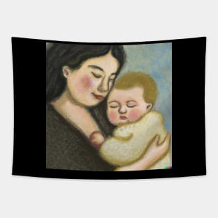 A mother and her baby Tapestry