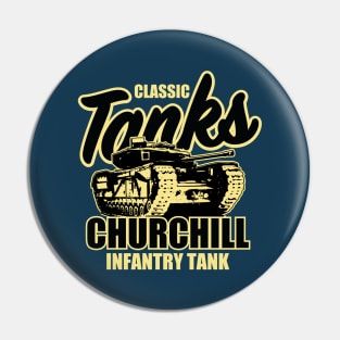 WW2 Churchill Tank Pin