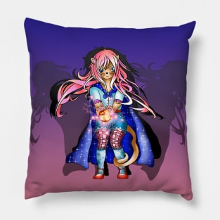 Dungeons and cats fireball Pillow