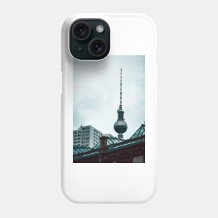 Berlin Cityscape. Alexanderplatz Phone Case