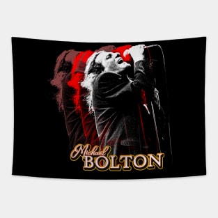 Michael Bolton 90s Retro Vintage Tapestry