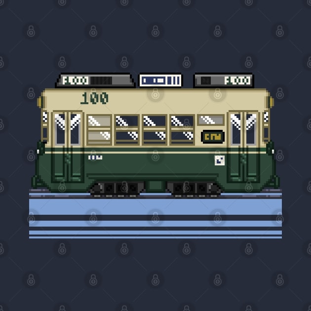 Pixelart Tram by PixelCarvel