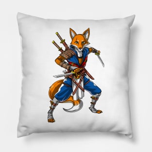 Fox Ninja Samurai Pillow